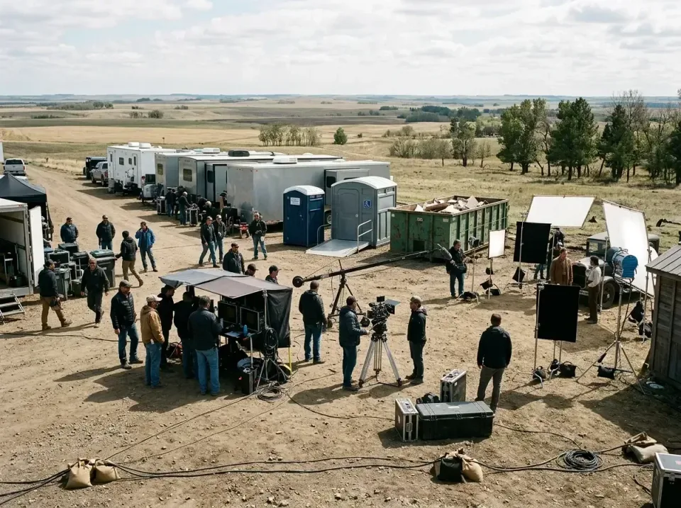 film-production-set-location-a-007 — project overview, Roll-off Dumpster & Portable Bathroom Rentals in New York