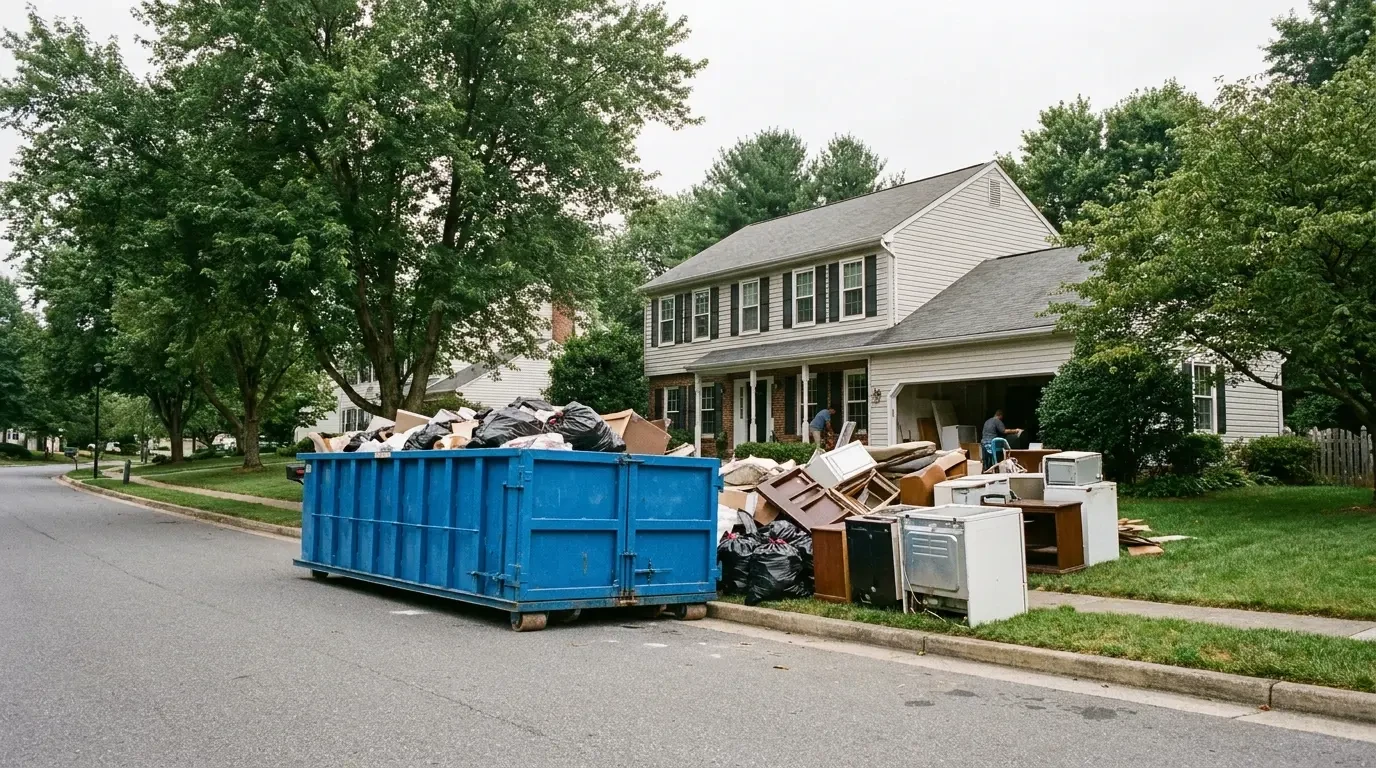 Roll-Off Dumpster Rental in Washington, NC — detailed close-up